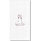 Champagne Crystal Toast Deville Guest Towels Image 2 of 2